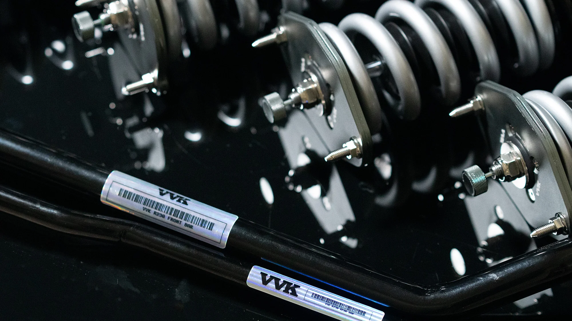 Mercedes SL55 AMG R230 Coilover Conversion Kit with Adjustable Sway Bars and Power Steering - Image 5